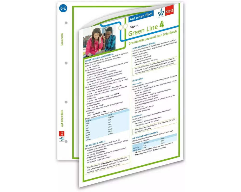 Green Line 4 Bayern Klasse 8 Auf einen Blick. Grammatik passend zum Schulbuch
