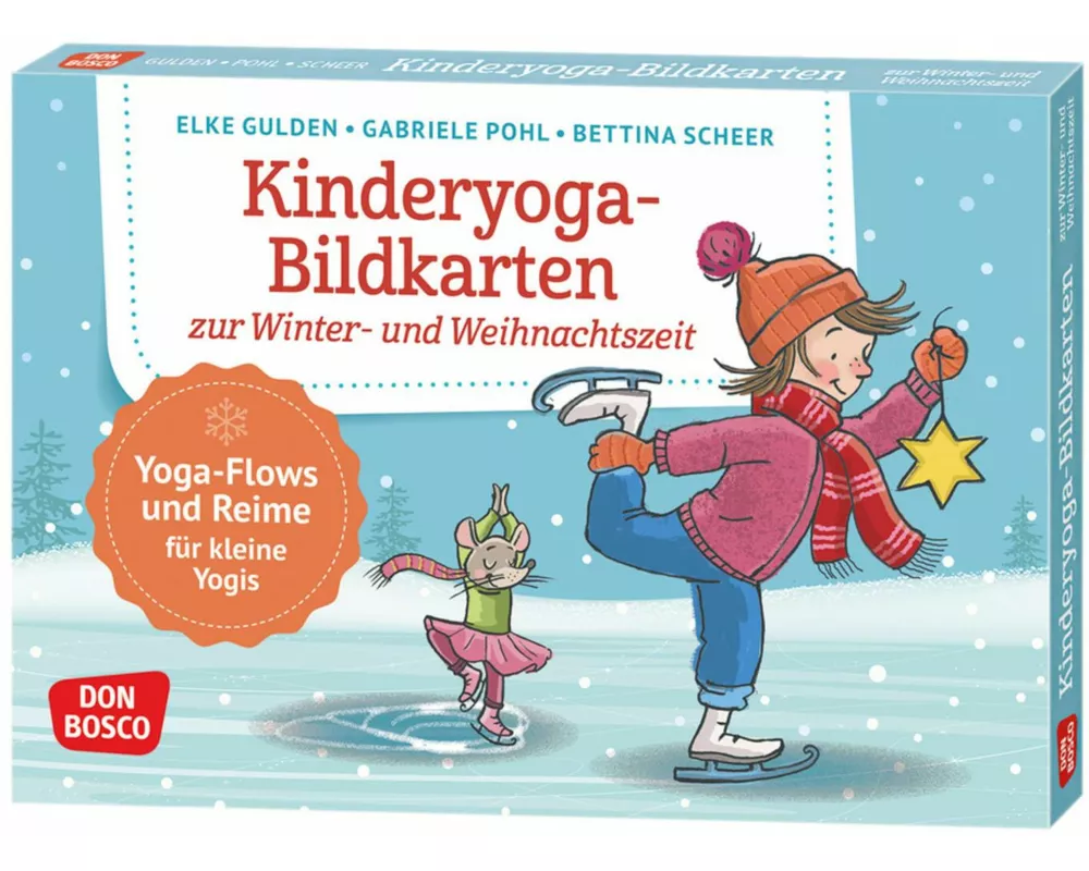 Kinderyoga-Bildkarten zur Winter- und Weihnachtszeit