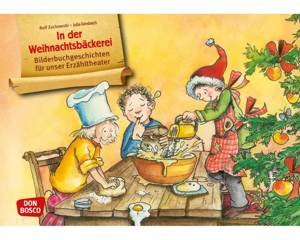 In der Weihnachtsbäckerei. Kamishibai Bildkartenset