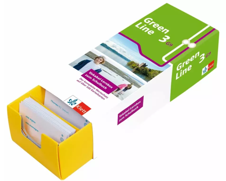 Green Line 3 G9 (Neue Ausgabe ab 2019) Klasse 7 Vokabel-Lernbox zum Schulbuch