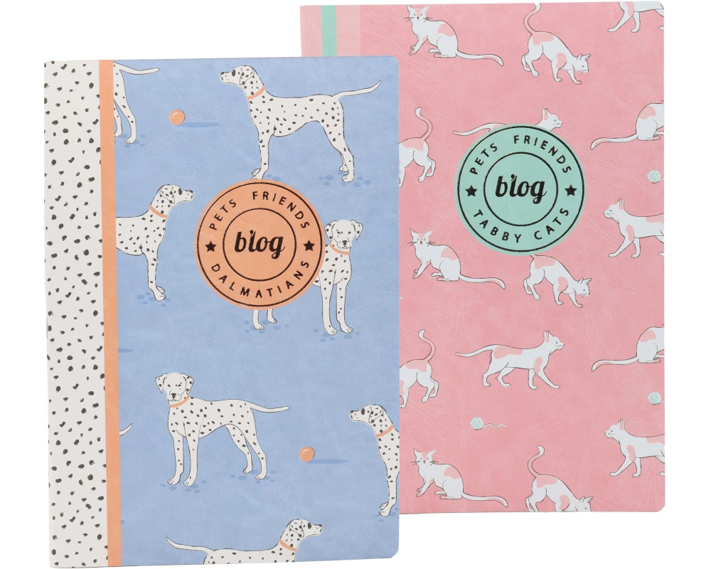 ANCOR Notizheft A5 PET FRIENDS 105469 assort., lines, 90g 48 Bl.