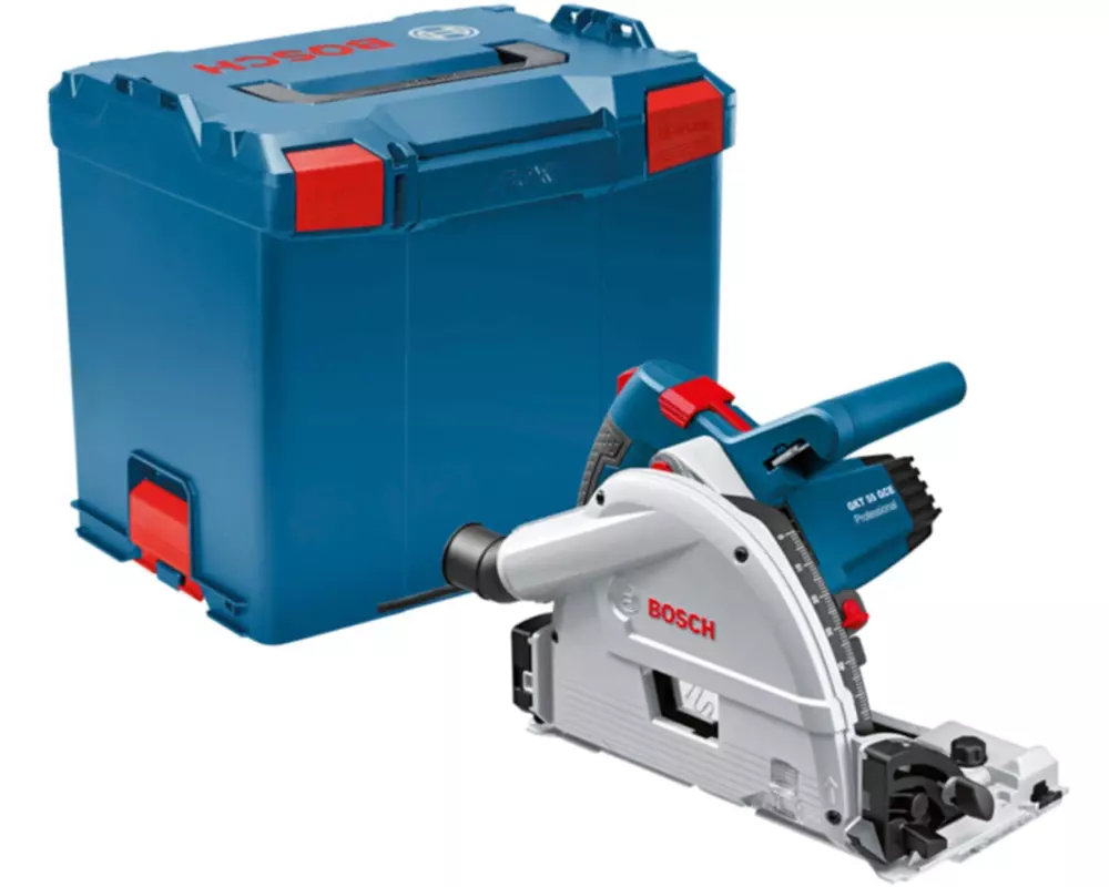 Bosch Professional Handkreissäge PRO GKT 55 GCE in L-BOXX mit Kreissägeblatt