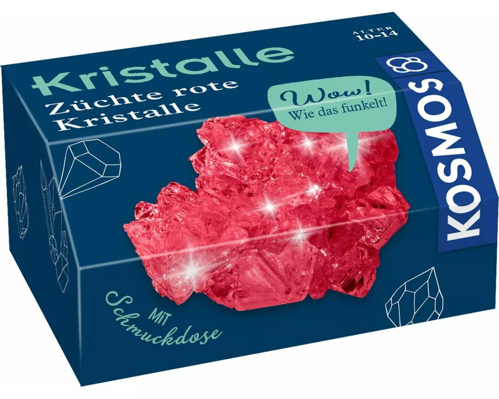 Rote Kristalle selbst züchten