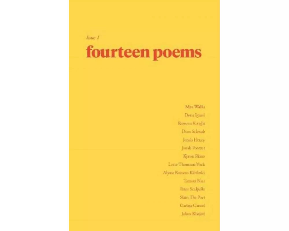Fourteen Poems: Issue One