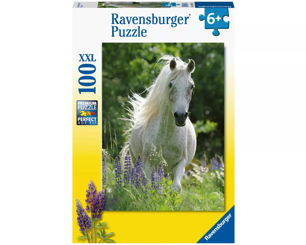 Kinderpuzzle 100 XXL Teile - Weiße Stute