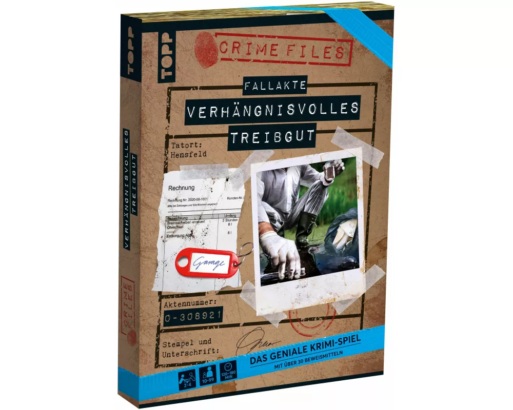 Crime Files – Fallakte: Verhängnisvolles Treibgut – Das geniale Krimispiel mit über 30 Beweismitteln