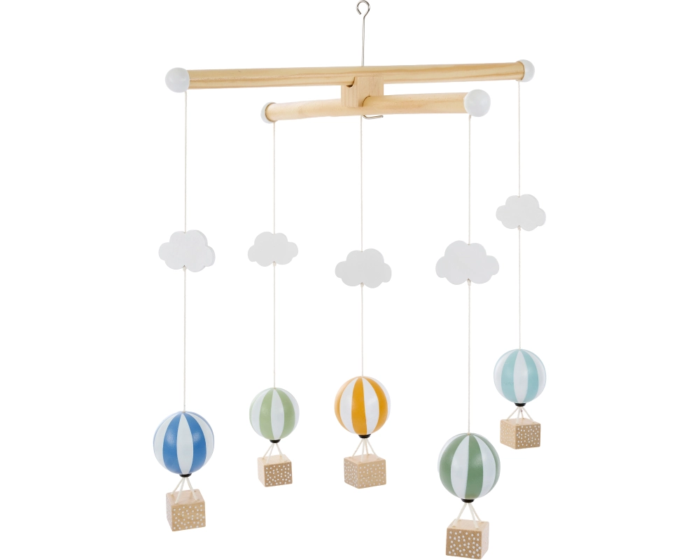 JABADABADO Mobile Heissluftballon 34x37cm T339 blau