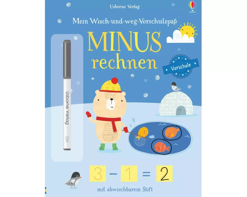 Mein Wisch-und-weg-Vorschulspaß: Minus rechnen