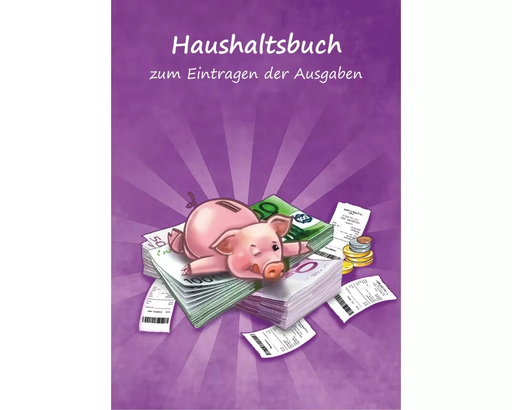 Haushaltsbuch zum Eintragen der Ausgaben