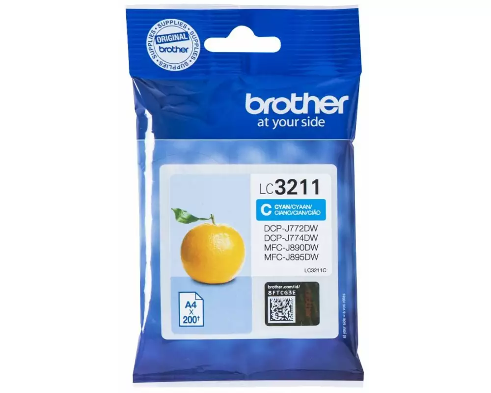 Brother Tinte LC-3211C Cyan