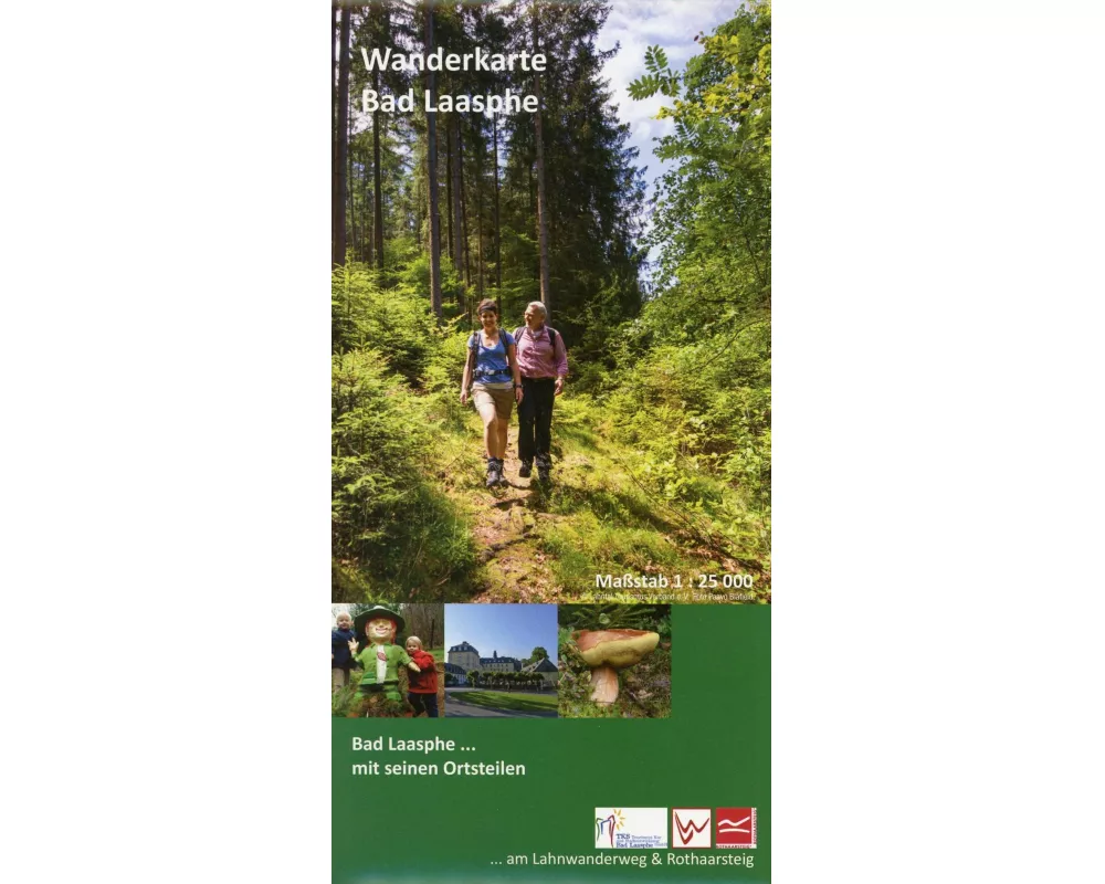 Wanderkarte Bad Laasphe 1 : 25 000