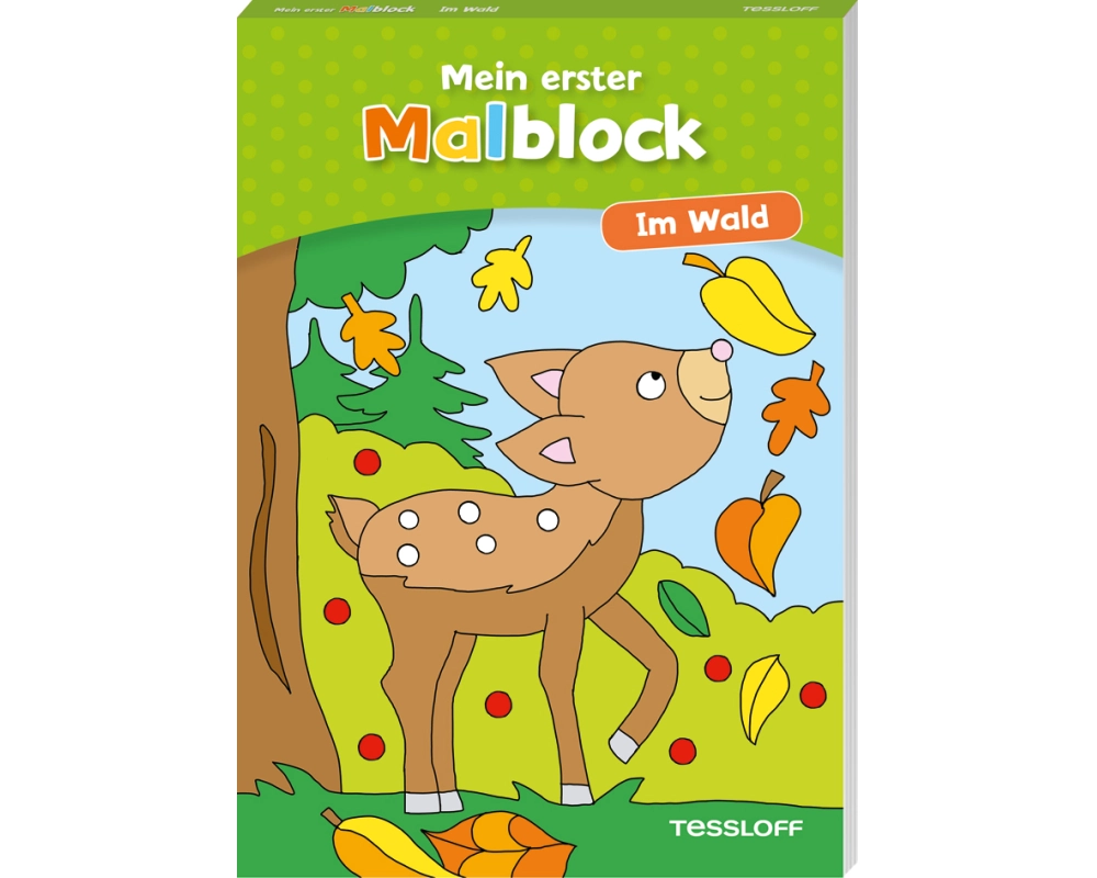 Mein erster Malblock. Im Wald