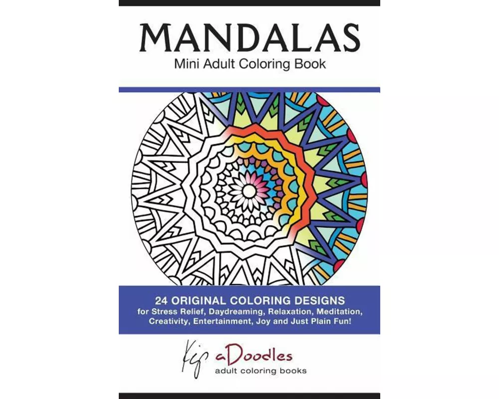 Mandalas: Mini Adult Coloring Book