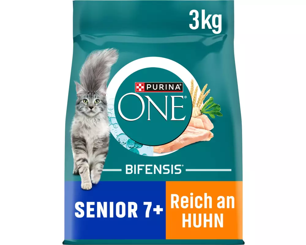 Purina ONE Trockenfutter Senior 7+ Huhn 3 kg