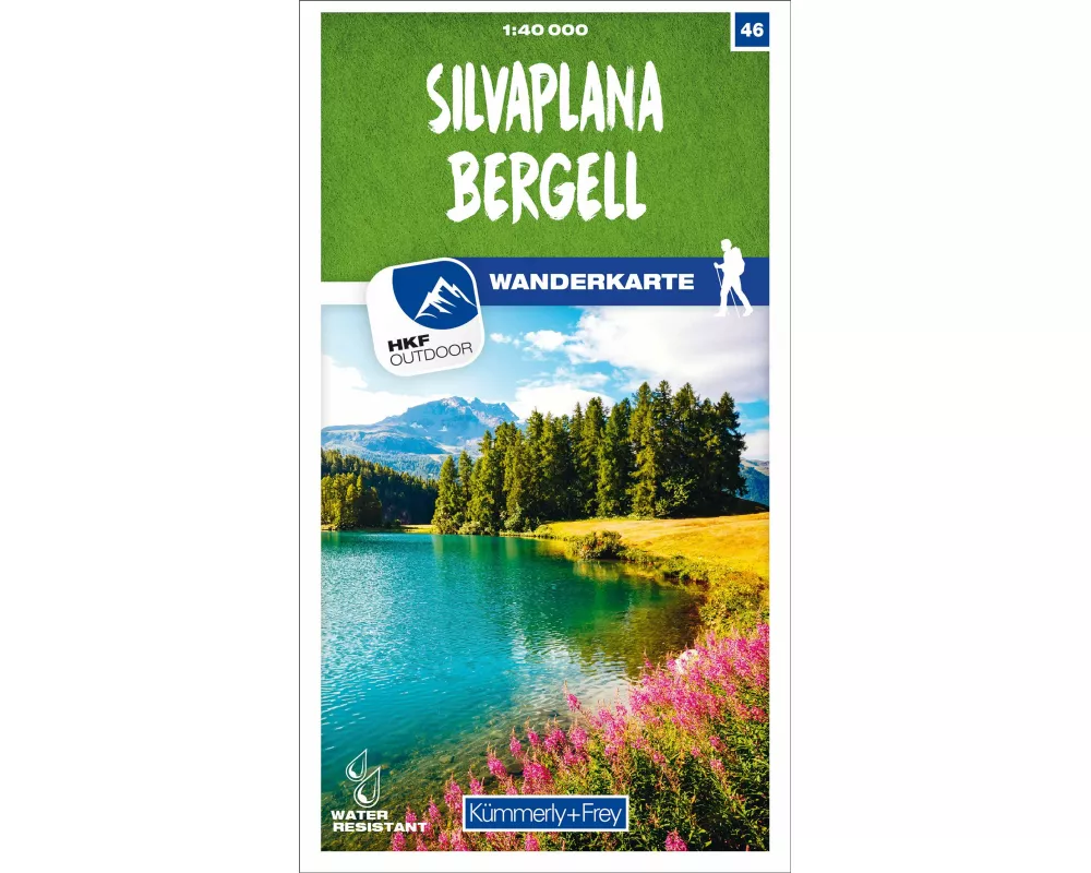Kümmerly+Frey Wanderkarte 46 Silvaplana, Bergell 1:40.000