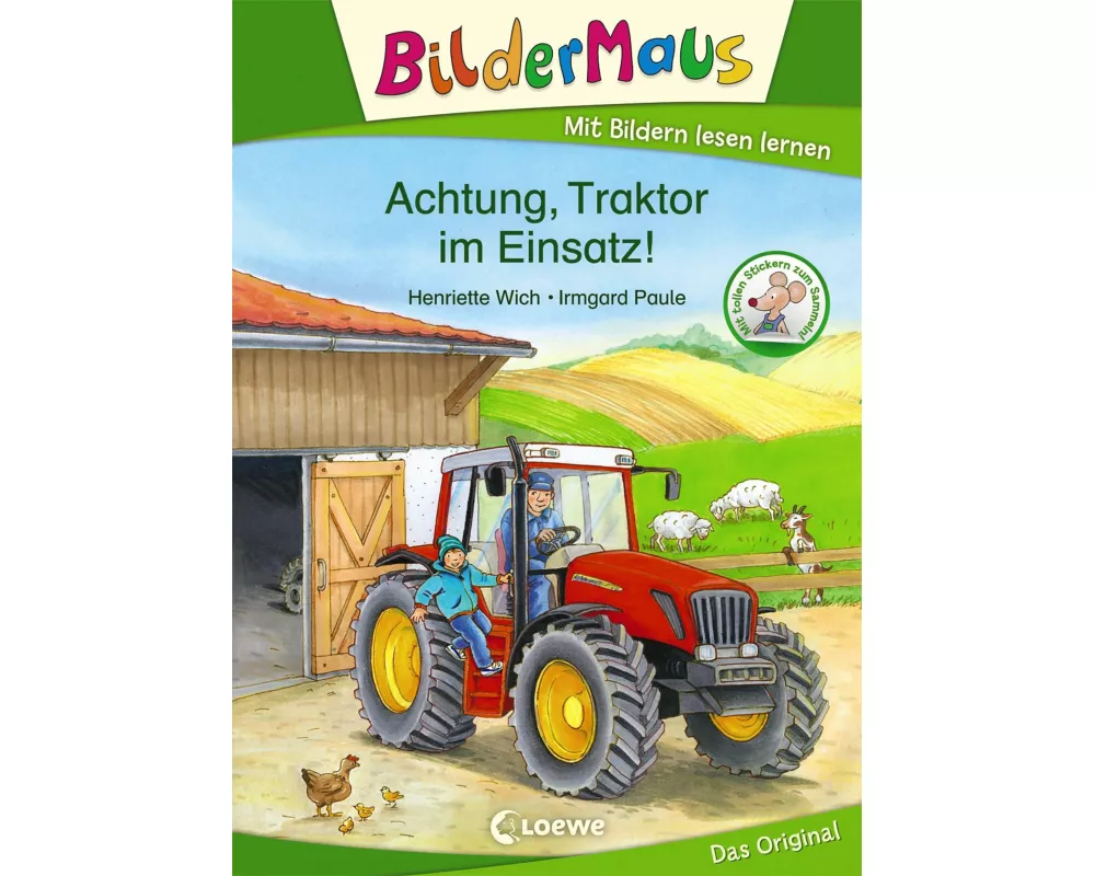 Bildermaus - Achtung, Traktor im Einsatz!