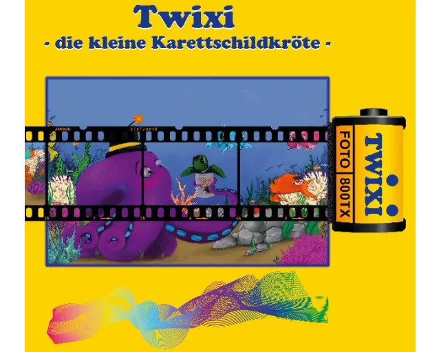 Die Geschichte von Twixi, der kleinen Karettschildkröte