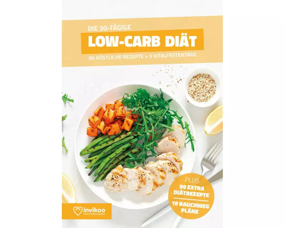 Low Carb Diät - Ernährungsplan zum Abnehmen für 30 Tage