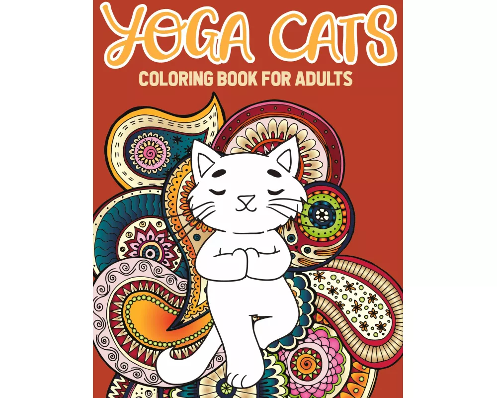 Yoga Cat Coloring Book