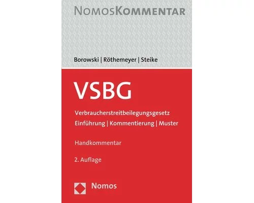 VSBG Verbraucherstreitbeilegungsgesetz