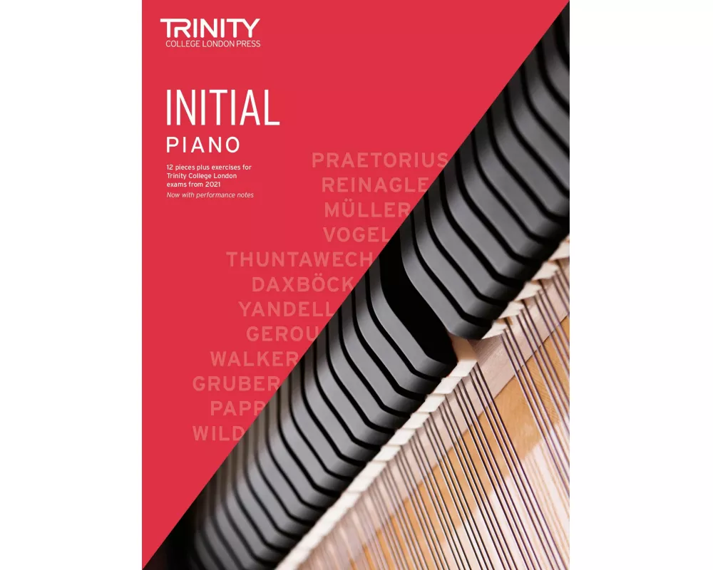 Trinity College London Piano Exam Pieces Plus Exercises From 2021: Initial
