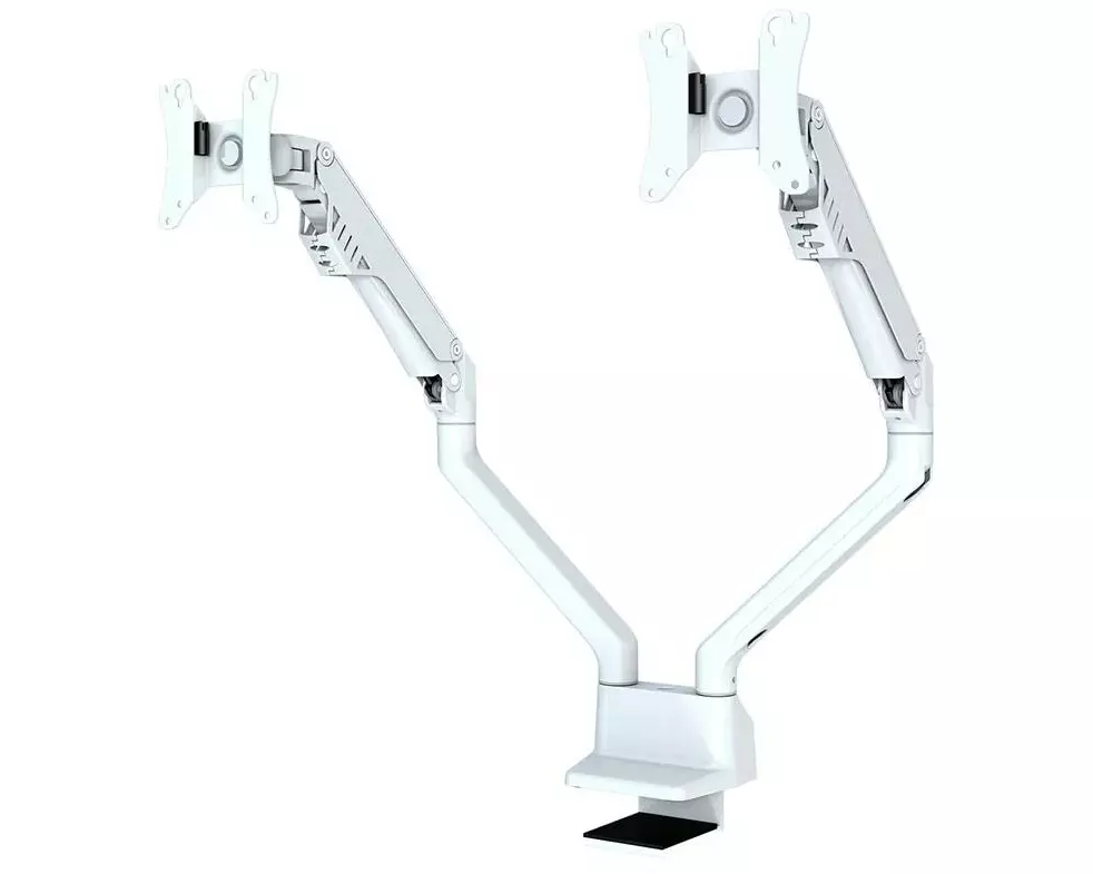 NEOMOUNTS Tischhalterung FPMA-D750DWHITE2 bis 8 kg – Weiss