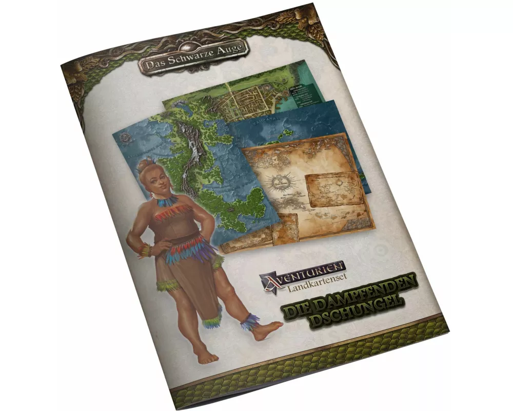 Landkartenset Die Dampfenden Dschungel