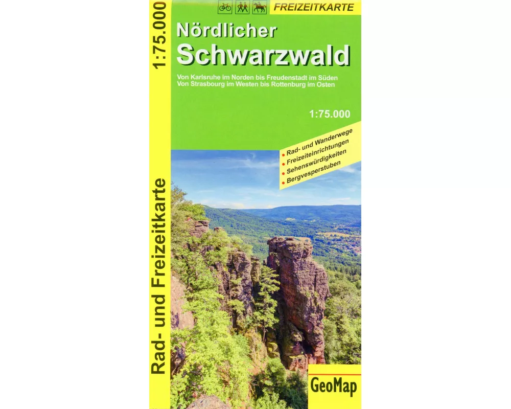 Nördlicher Schwarzwald - Wanderkarte