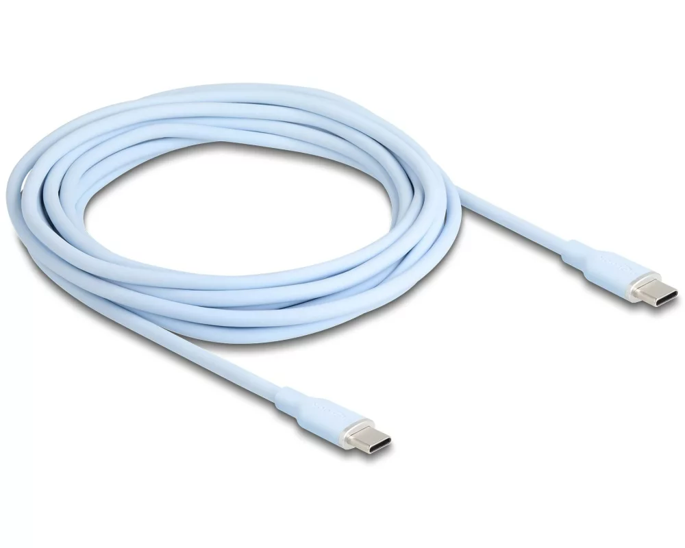 Delock USB 2.0-Kabel Silikon USB-C - USB-C 4 m