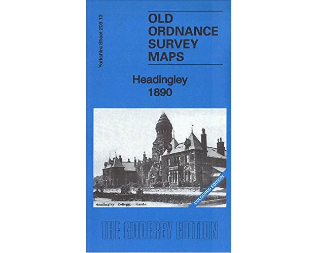 Headingley 1890: Yorkshire Sheet 203.13a.Coloured Edition
