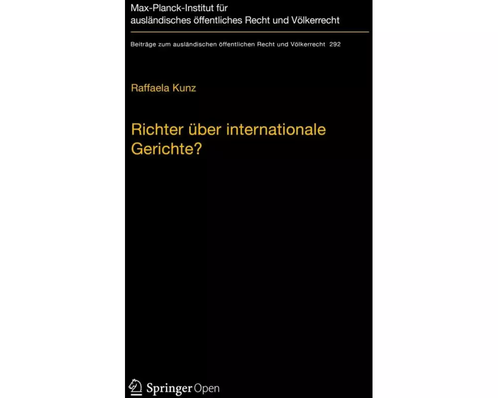 Richter über internationale Gerichte?