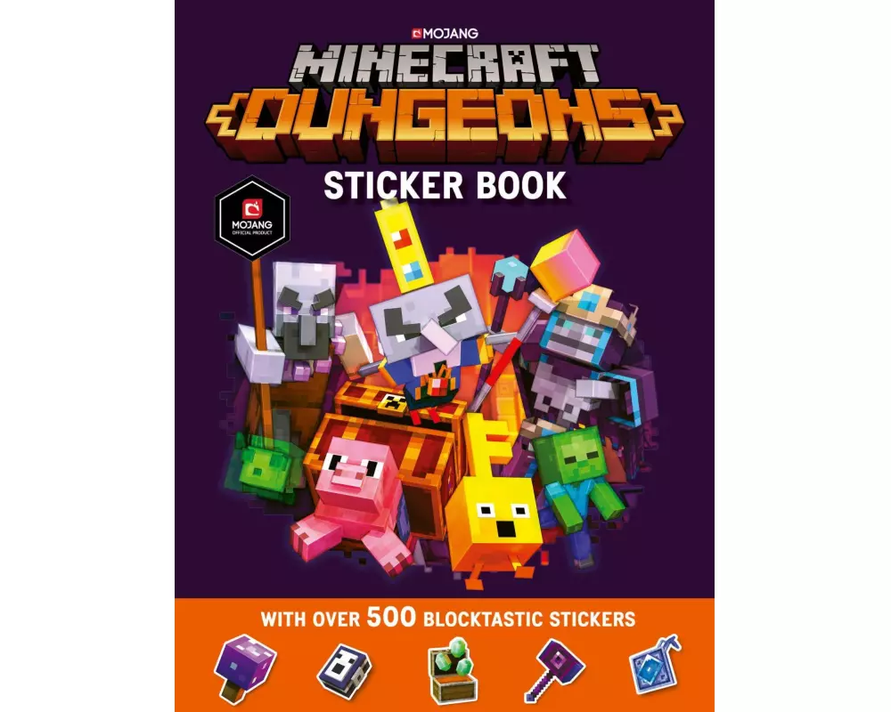 Minecraft Dungeons Sticker Book