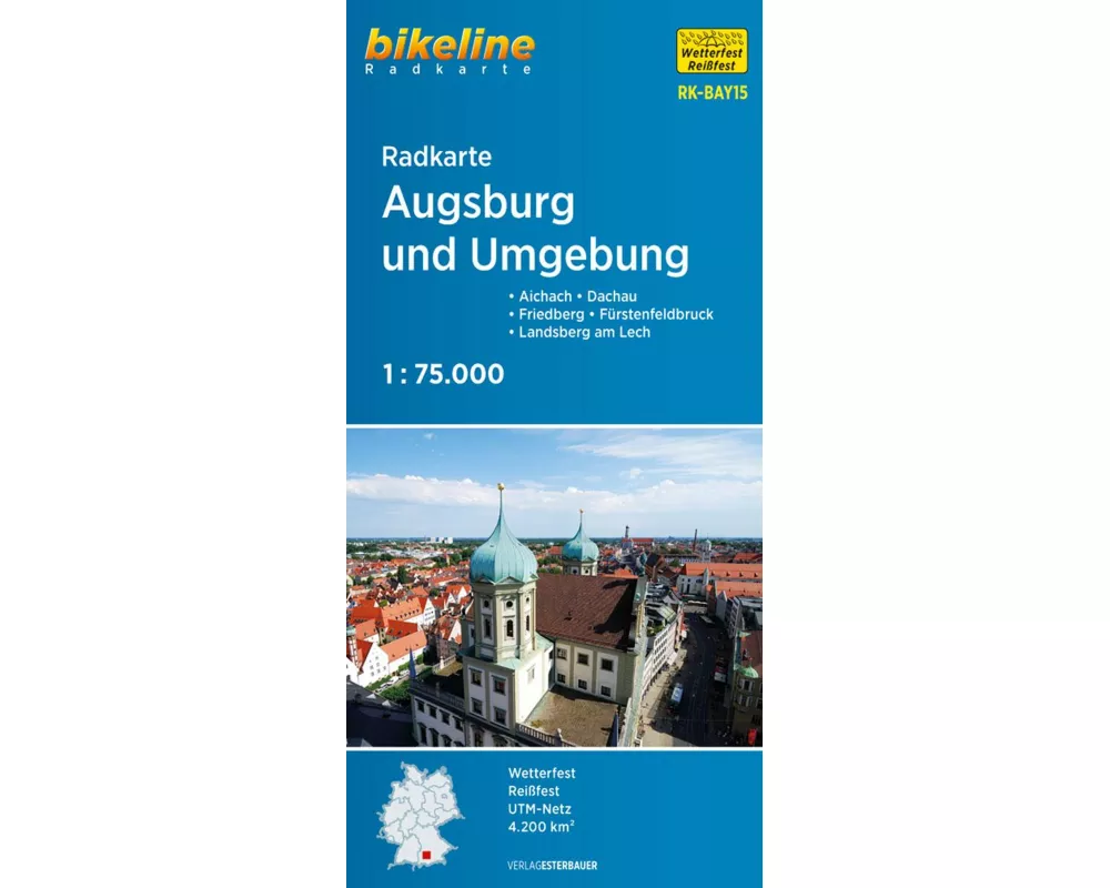Radkarte Augsburg und Umgebung (RK-BAY15)
