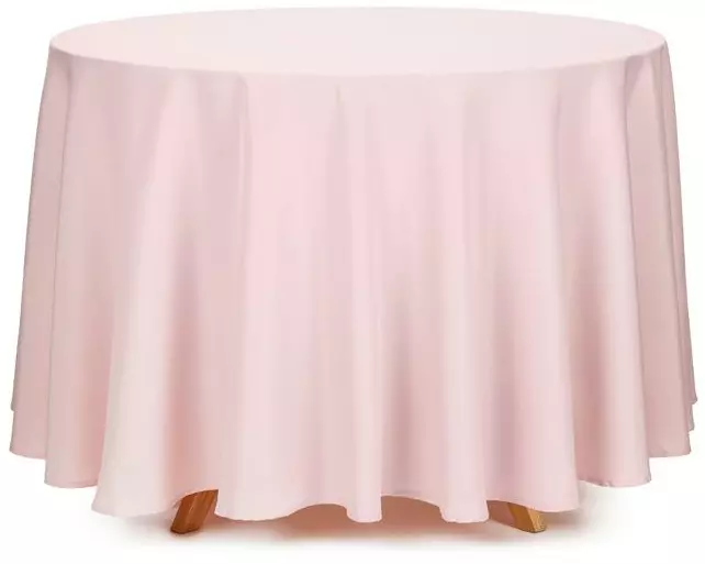 Partydeco Tischdecke D 230 cm, Staubrosa