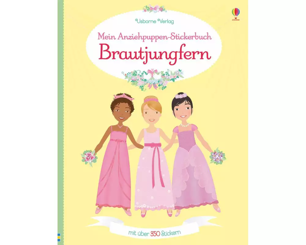 Mein Anziehpuppen-Stickerbuch: Brautjungfern