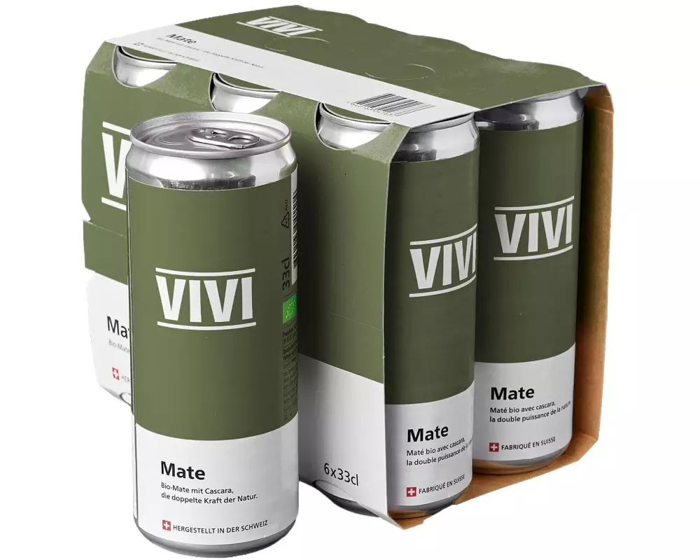 VIVI Soft-Drinks Bio Vivi Mate Cascara 6 x 0.33 l