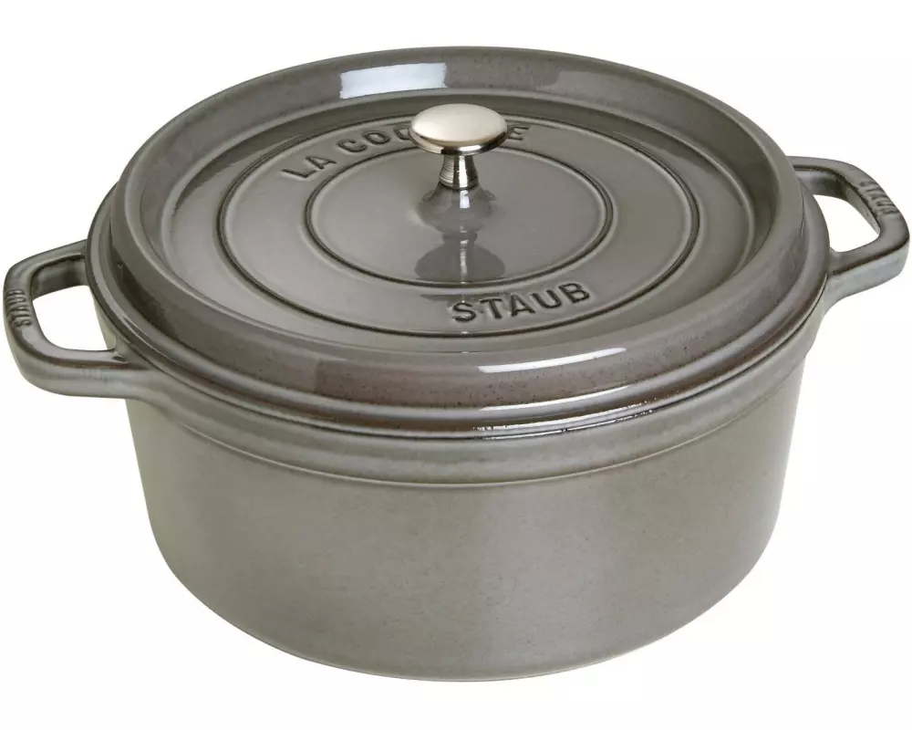 Staub Bräter Cocotte 26 cm, Graphit, 5.2 l