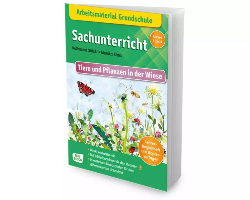 Arbeitsmaterial Grundschule. Sachunterricht: Tiere und Pflanzen in der Wiese