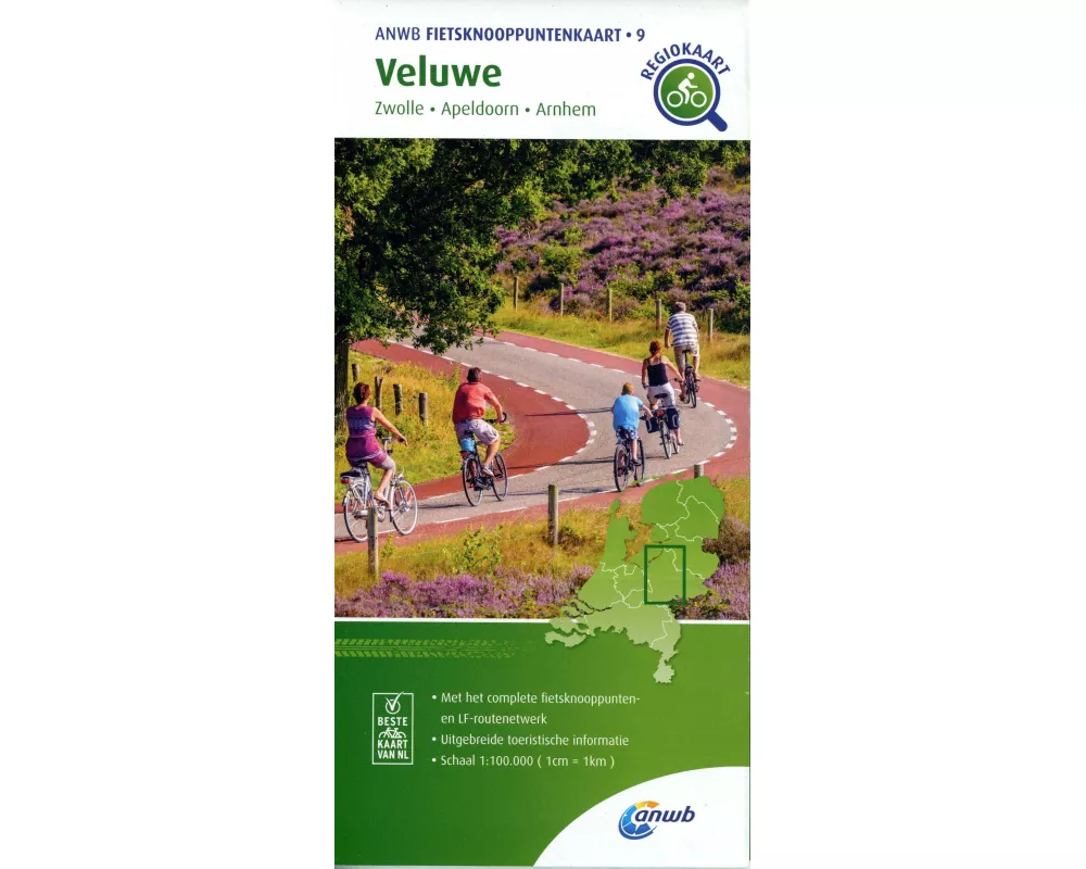 Veluwe (Zwolle / Apeldoorn / Arnhem) 1:100 000