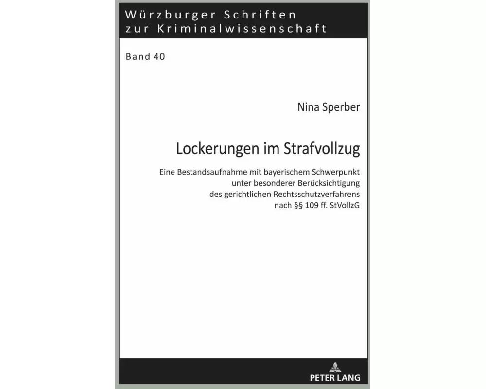 Lockerungen im Strafvollzug
