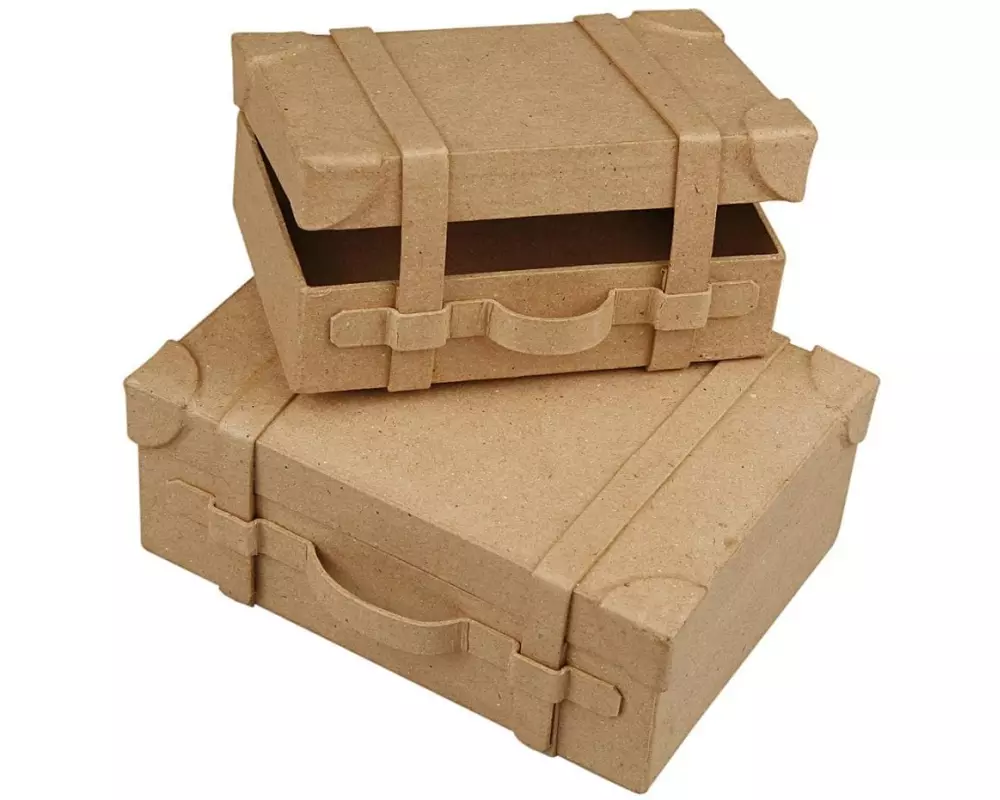 Creativ Company Papp-Schachtel Papp-Schachtel, 2 Stück