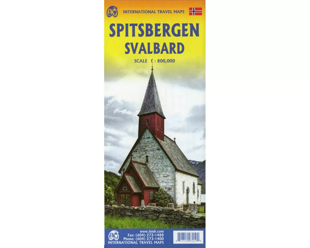 Spitsbergen/Svalbard 1:800 000