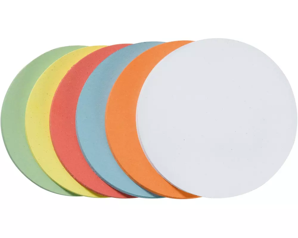 Franken Moderationskarten Kreis Ø 9.5 cm, Sortiert, 500 Stück