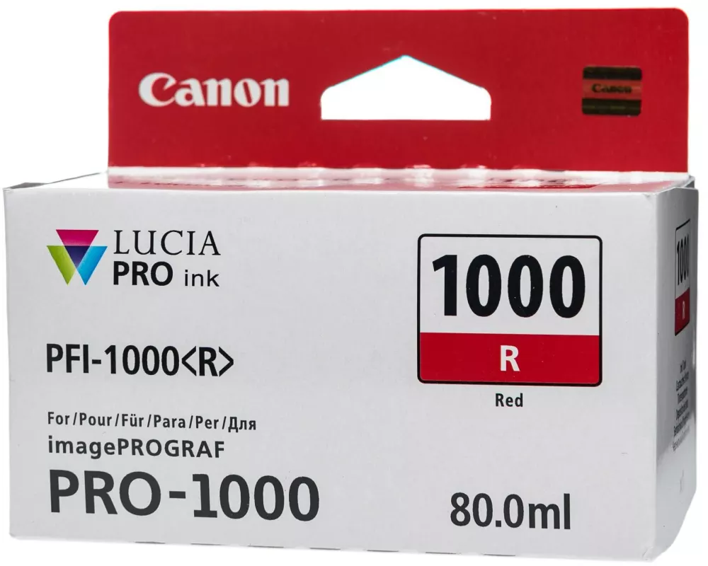 Canon Tinte PFI-1000R / 0554C001 Red