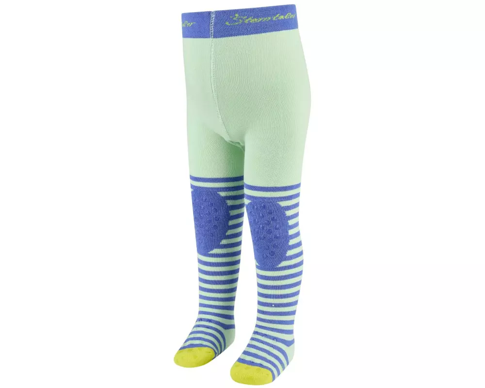Sterntaler Krabbelstrumpfhose Bären Gr. 86 Blau/Hellgrün