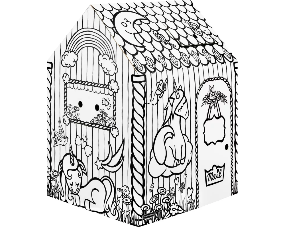 Fellowes Ausmal-Spielhaus Einhorn Kein