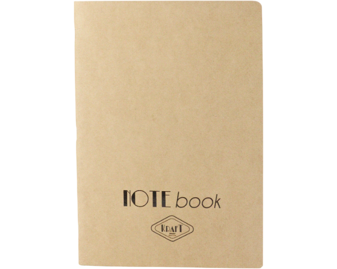 ANCOR Notizheft A5 114782 Kraft, kariert 48 Blatt