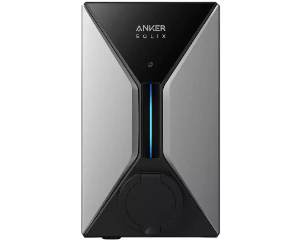 Anker V1 Smart EV Charger 22 kW, Typ 2, Schwarz, Grau, Socket
