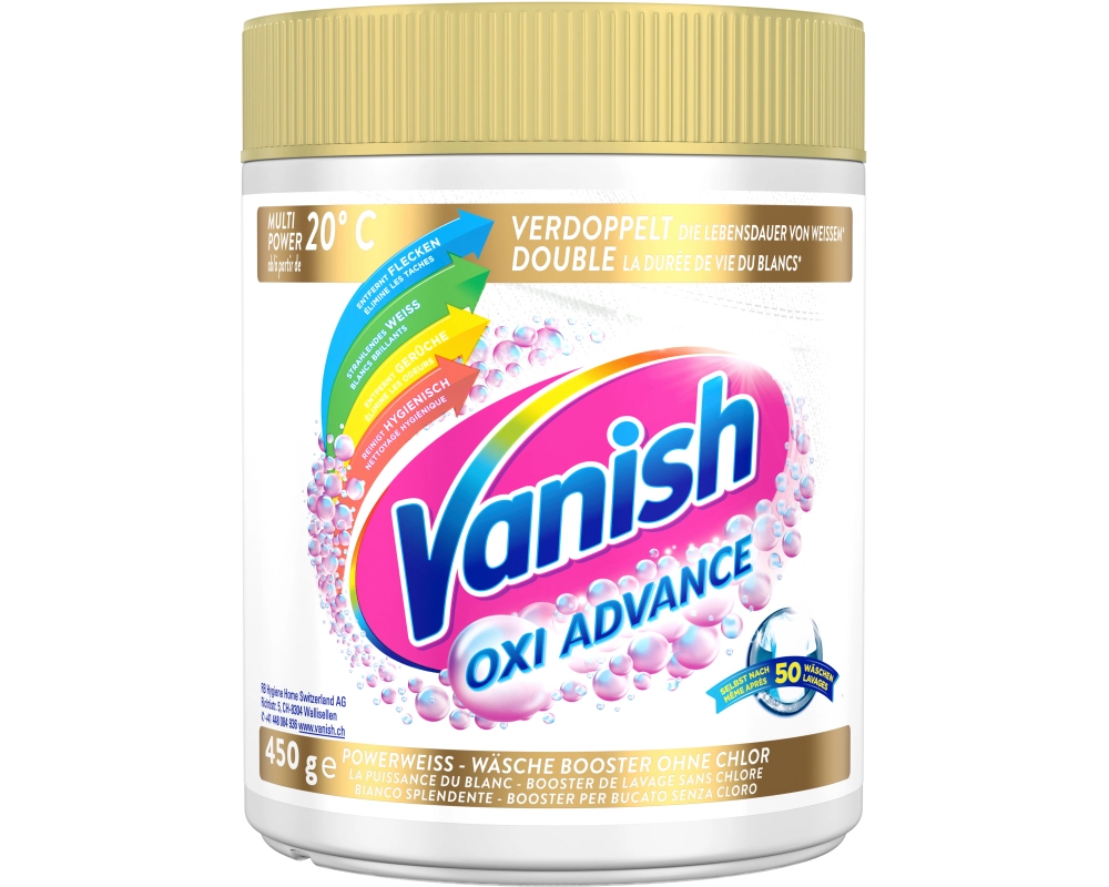 VANISH Pulverwaschmittel 0.45kg 3280505 Gold Advance Weiss
