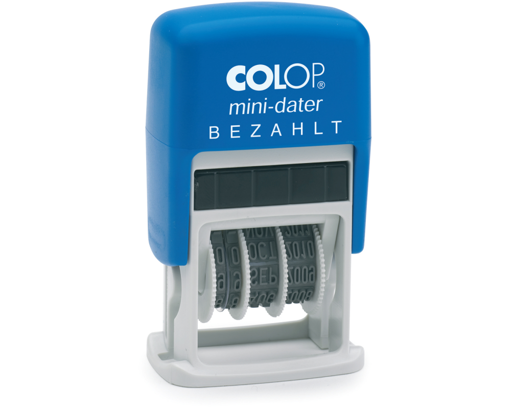 COLOP Datumstempel Bezahlt S160L2/D 4mm D